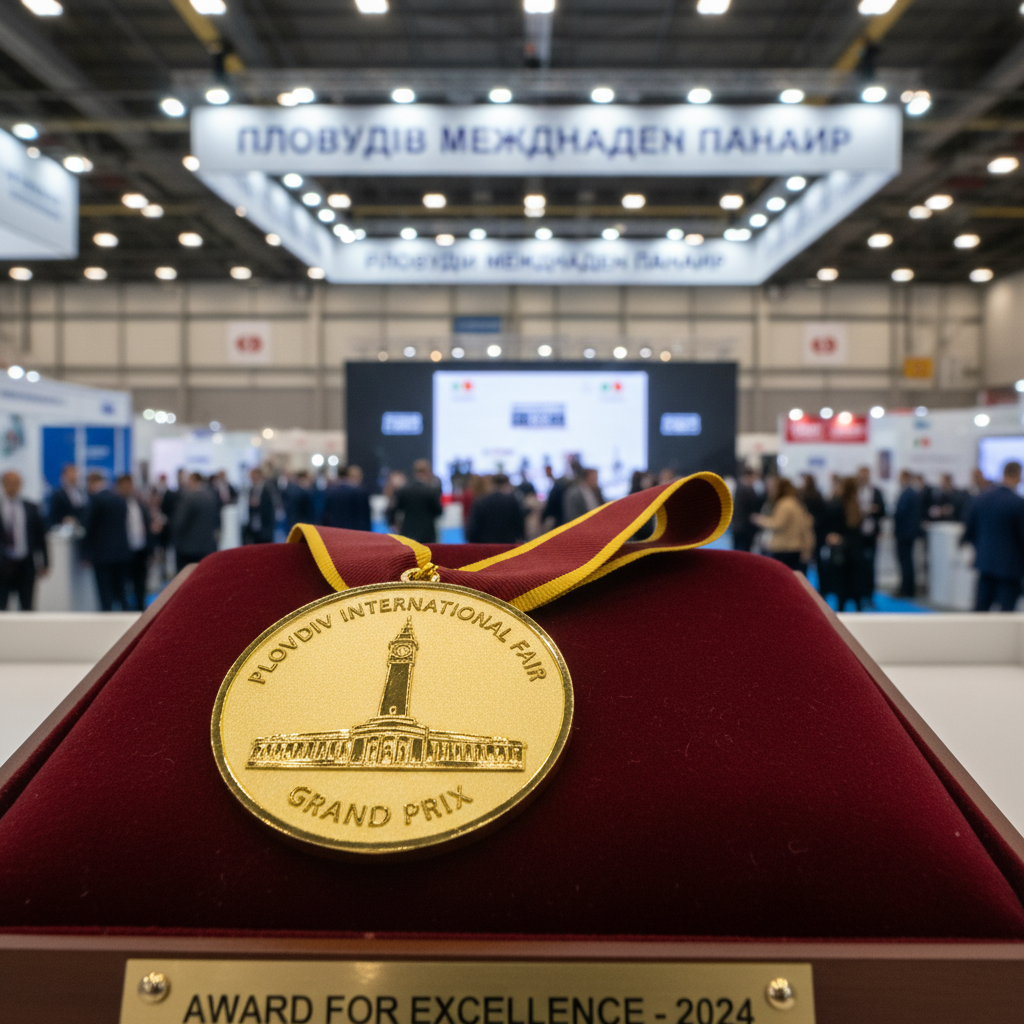 Gold medal award at Plovdiv International Fair